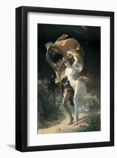 The Storm-Pierre-Auguste Cot-Framed Premium Giclee Print