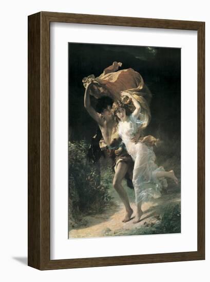 The Storm-Pierre-Auguste Cot-Framed Premium Giclee Print