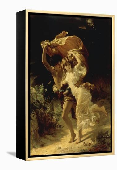 The Storm-Pierre-Auguste Cot-Framed Premier Image Canvas