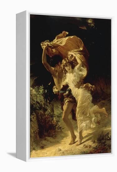 The Storm-Pierre-Auguste Cot-Framed Premier Image Canvas