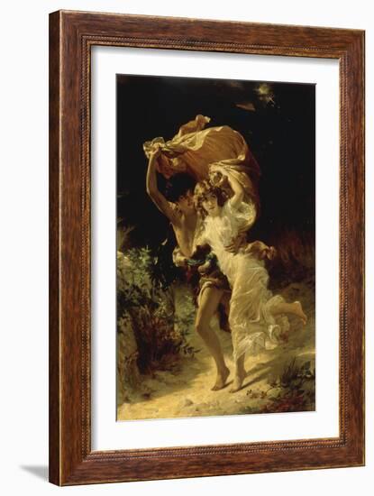 The Storm-Pierre-Auguste Cot-Framed Giclee Print