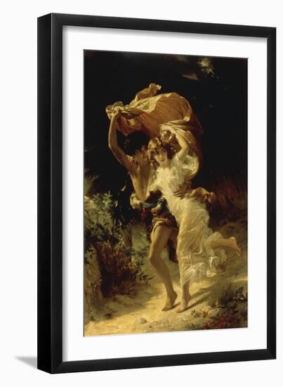 The Storm-Pierre-Auguste Cot-Framed Giclee Print