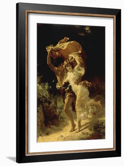 The Storm-Pierre-Auguste Cot-Framed Giclee Print