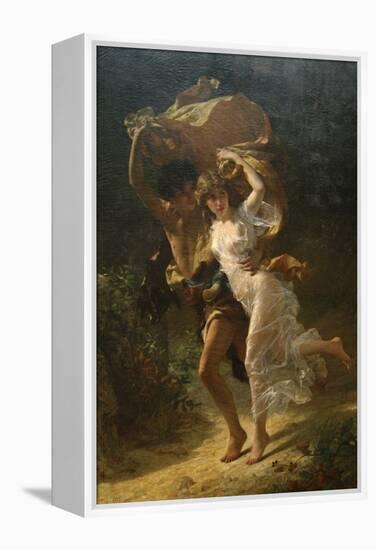 The Storm-Pierre-Auguste Cot-Framed Stretched Canvas