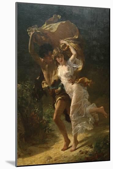 The Storm-Pierre-Auguste Cot-Mounted Art Print