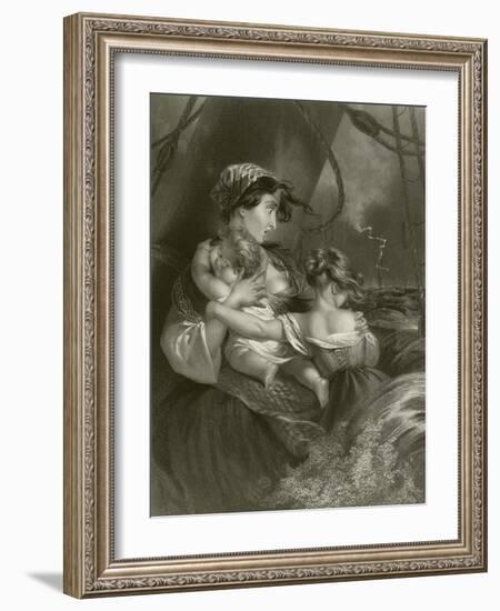 The Storm-Edmund Thomas Parris-Framed Giclee Print