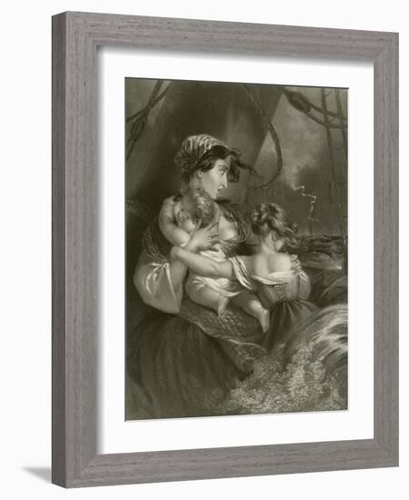 The Storm-Edmund Thomas Parris-Framed Giclee Print