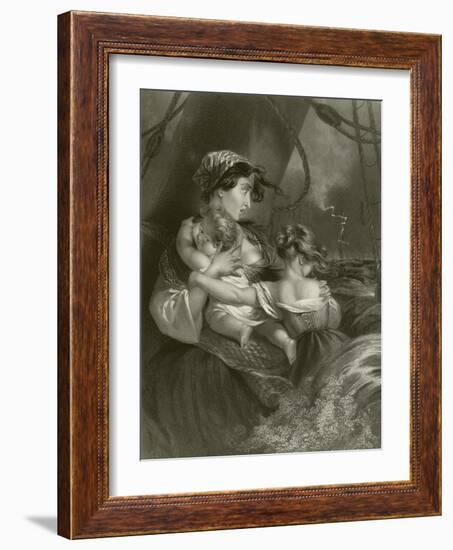 The Storm-Edmund Thomas Parris-Framed Giclee Print