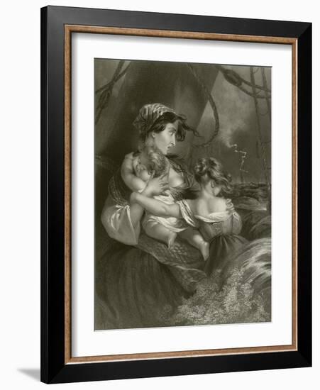 The Storm-Edmund Thomas Parris-Framed Giclee Print