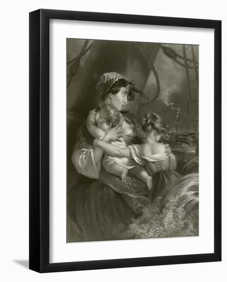 The Storm-Edmund Thomas Parris-Framed Giclee Print