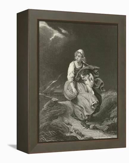 The Storm-Hippolyte Delaroche-Framed Premier Image Canvas