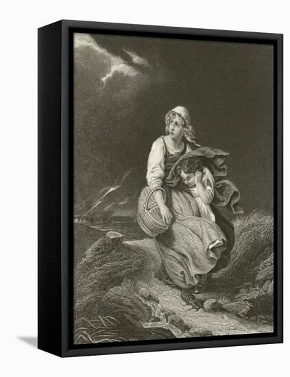 The Storm-Hippolyte Delaroche-Framed Premier Image Canvas