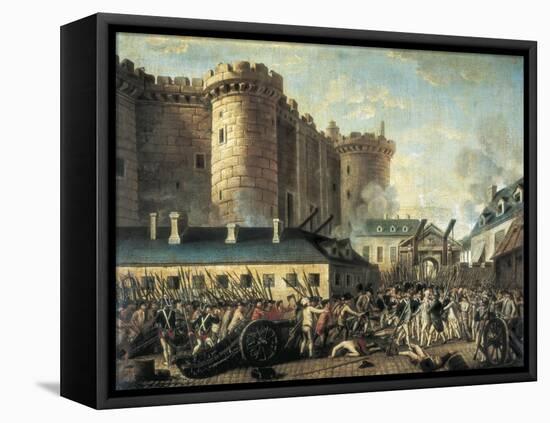 The Storming of the Bastille-null-Framed Stretched Canvas