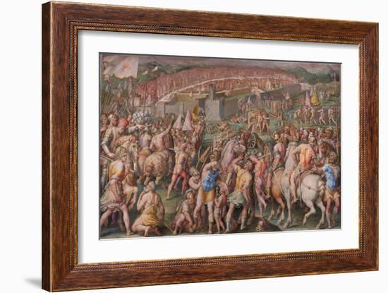 The Storming of the Fortress of Stampace in Pisa, 1568-1571-Giorgio Vasari-Framed Giclee Print