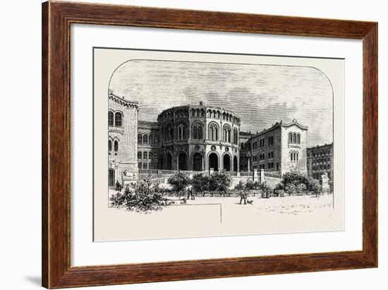 The Storthings Hus (Parliament House), Christiania, Oslo-null-Framed Giclee Print