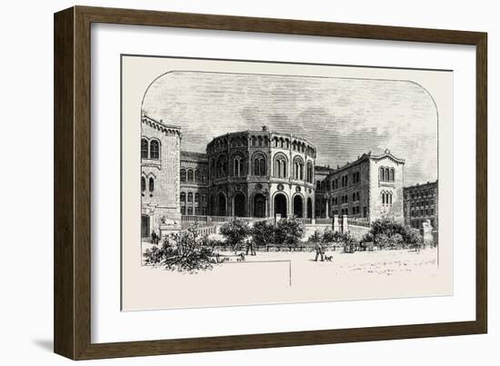 The Storthings Hus (Parliament House), Christiania, Oslo-null-Framed Giclee Print