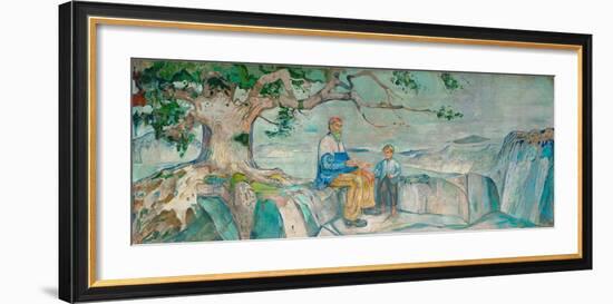 The Story, 1911-Edvard Munch-Framed Giclee Print