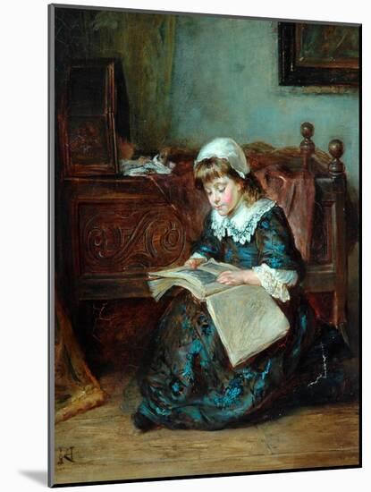 The Story Book, 1864-93-Robert Alexander Hillingford-Mounted Giclee Print