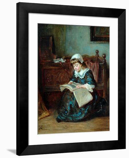 The Story Book, 1864-93-Robert Alexander Hillingford-Framed Giclee Print