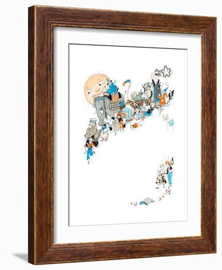 The Story Book Circus - Child Life-Hazel Frazee-Framed Giclee Print