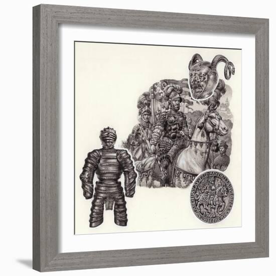 The Story of Armour-Pat Nicolle-Framed Giclee Print