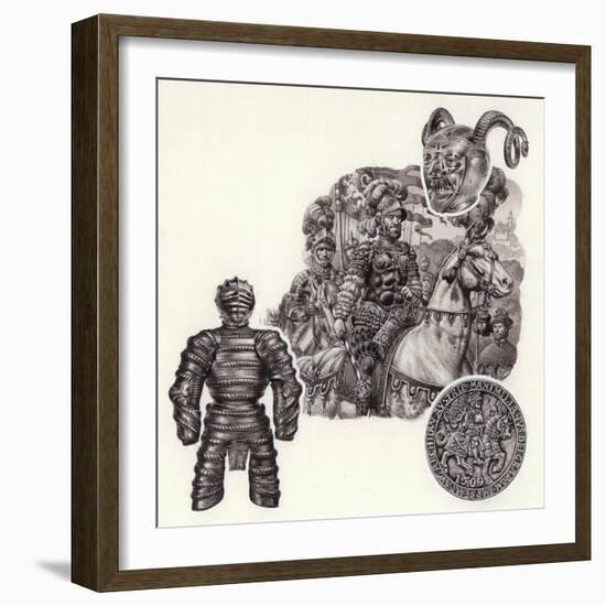 The Story of Armour-Pat Nicolle-Framed Giclee Print