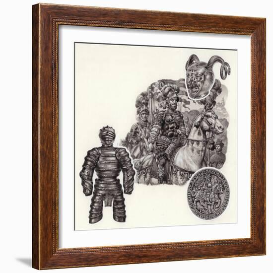 The Story of Armour-Pat Nicolle-Framed Giclee Print