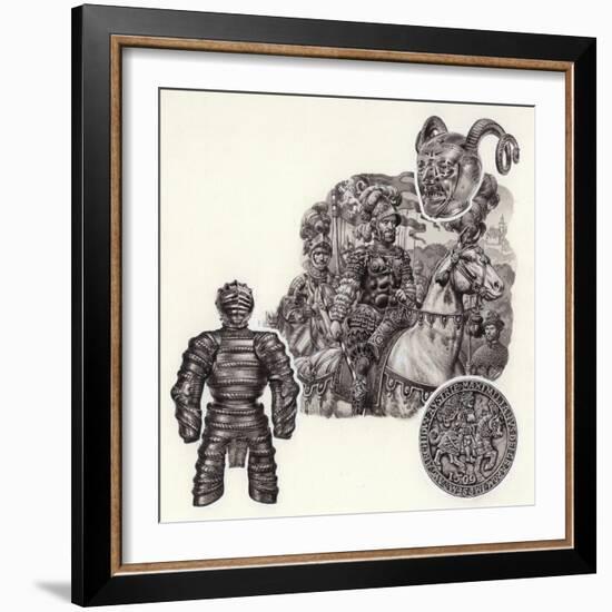 The Story of Armour-Pat Nicolle-Framed Giclee Print