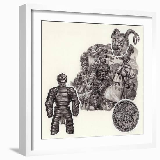 The Story of Armour-Pat Nicolle-Framed Giclee Print