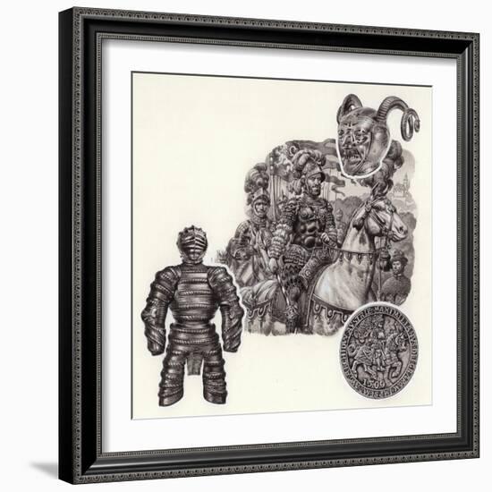 The Story of Armour-Pat Nicolle-Framed Giclee Print