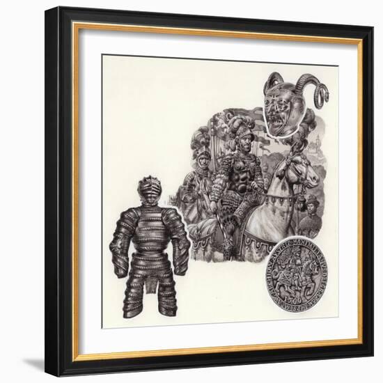 The Story of Armour-Pat Nicolle-Framed Giclee Print