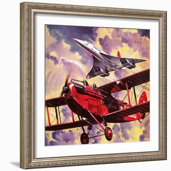 The Story of Britain's Airlines-Wilf Hardy-Framed Giclee Print