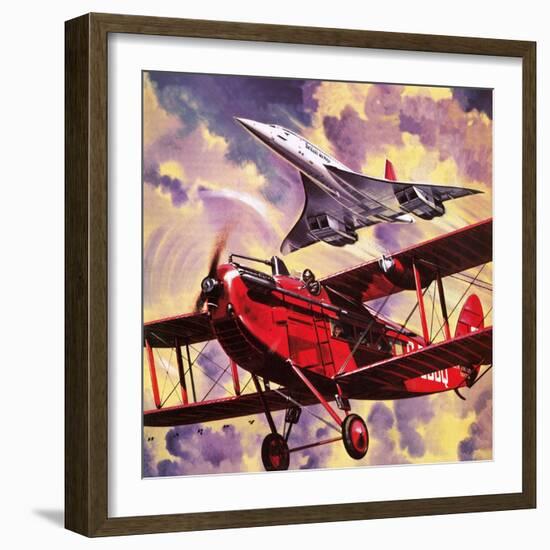 The Story of Britain's Airlines-Wilf Hardy-Framed Giclee Print