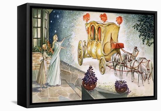 The Story of Cinderella-Nadir Quinto-Framed Premier Image Canvas