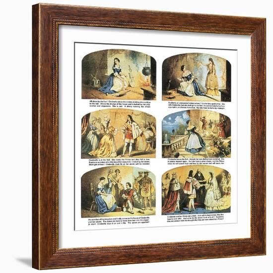 The Story of Cinderella-English School-Framed Giclee Print