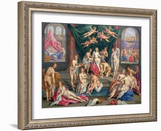 The Story of Cupid and Psyche-Hendrik De Clerck-Framed Giclee Print