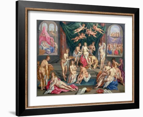 The Story of Cupid and Psyche-Hendrik De Clerck-Framed Giclee Print