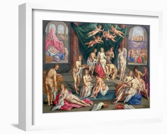 The Story of Cupid and Psyche-Hendrik De Clerck-Framed Giclee Print