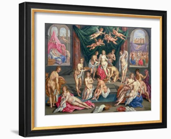The Story of Cupid and Psyche-Hendrik De Clerck-Framed Giclee Print