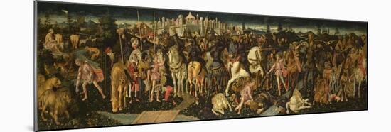 The Story of David and Goliath, C. 1450-Francesco Di Stefano Pesellino-Mounted Giclee Print