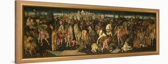 The Story of David and Goliath, C. 1450-Francesco Di Stefano Pesellino-Framed Premier Image Canvas