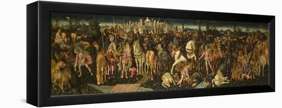 The Story of David and Goliath, C. 1450-Francesco Di Stefano Pesellino-Framed Premier Image Canvas