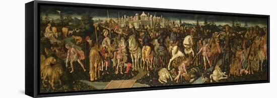 The Story of David and Goliath, C. 1450-Francesco Di Stefano Pesellino-Framed Premier Image Canvas