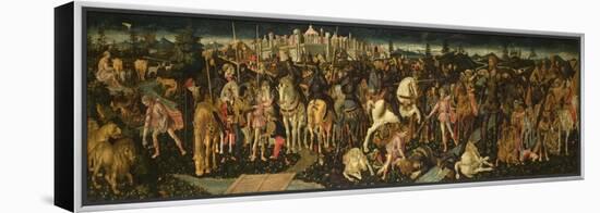 The Story of David and Goliath, C. 1450-Francesco Di Stefano Pesellino-Framed Premier Image Canvas