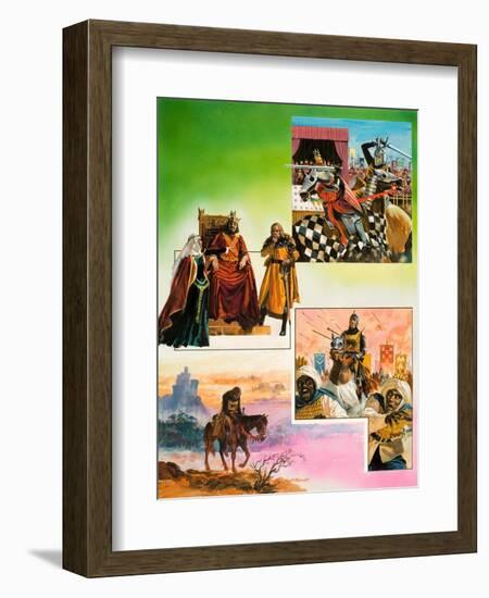 The Story of El Cid-Andrew Howat-Framed Giclee Print