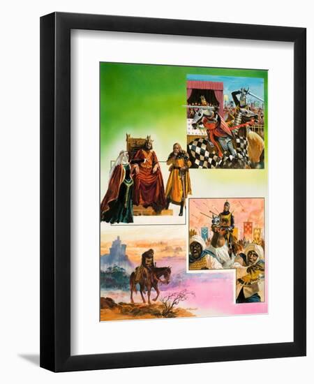 The Story of El Cid-Andrew Howat-Framed Giclee Print