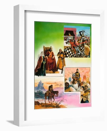 The Story of El Cid-Andrew Howat-Framed Giclee Print