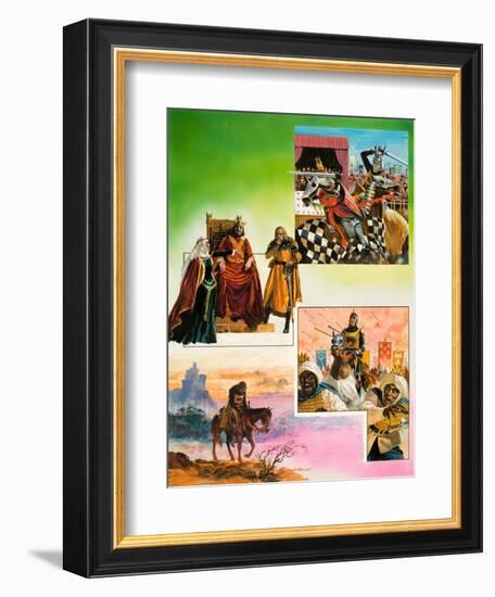 The Story of El Cid-Andrew Howat-Framed Giclee Print