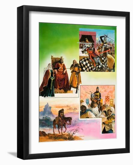 The Story of El Cid-Andrew Howat-Framed Giclee Print