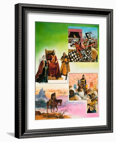 The Story of El Cid-Andrew Howat-Framed Giclee Print